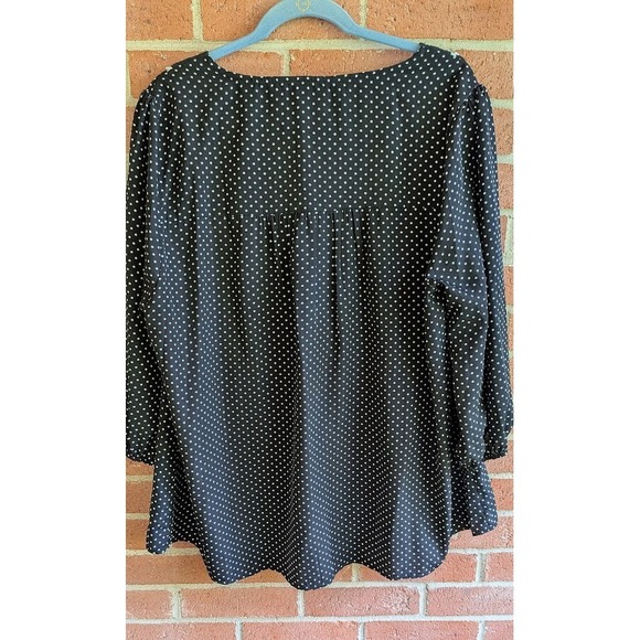 Savanna Jane Womens Top 2X Embroidered Floral Flowy Boho Peasant Country Hippie - Picture 7 of 7